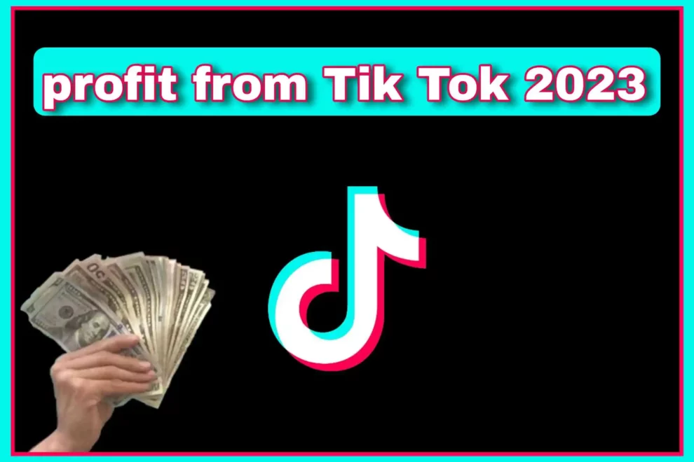 profit from tik tok 2023