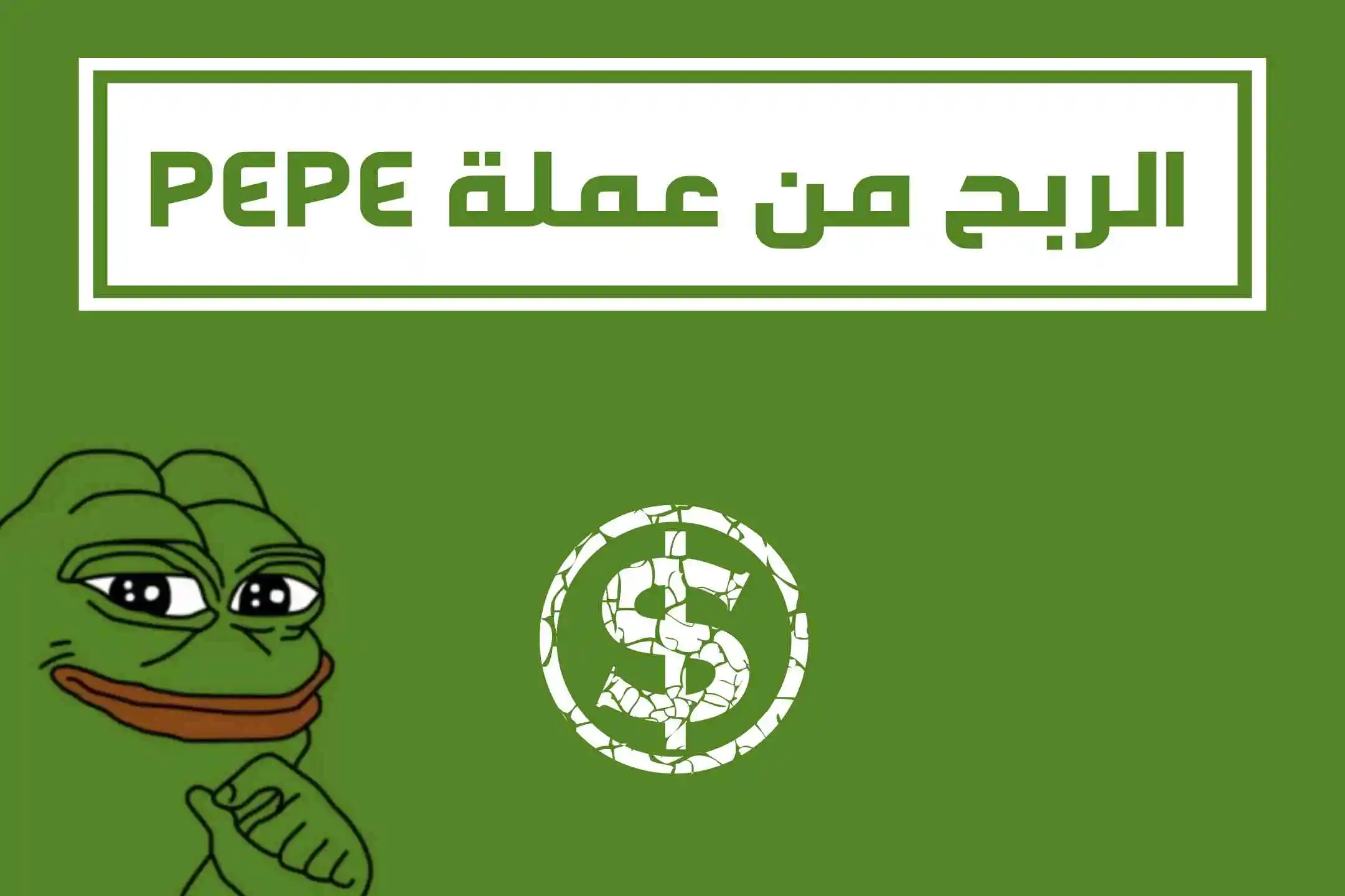 الربح من عملة PEPE الرقمية ماهي عملة Pepe the Frog
