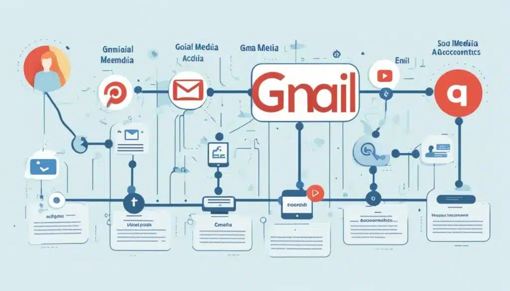 طريقة استخدام خدمات البحث عن حسابات التواصل الاجتماعي ببريد Gmail